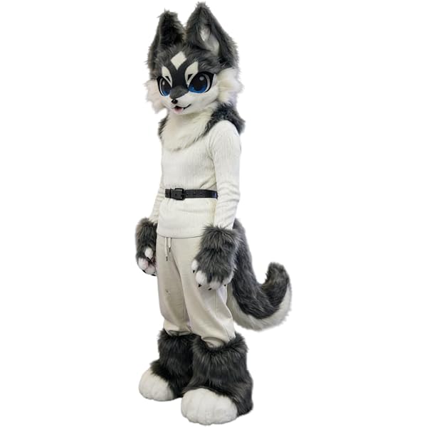 Amazon.co.jp: ケモノ 着ぐるみ ヘッド FURSUIT 1/1 コスプレ ファー